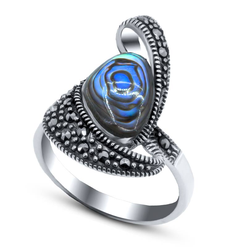 Серебряное кольцо 210401E-39