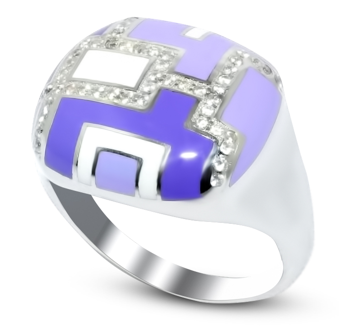 Серебряное кольцо 21KTR-195-1MIX2-59