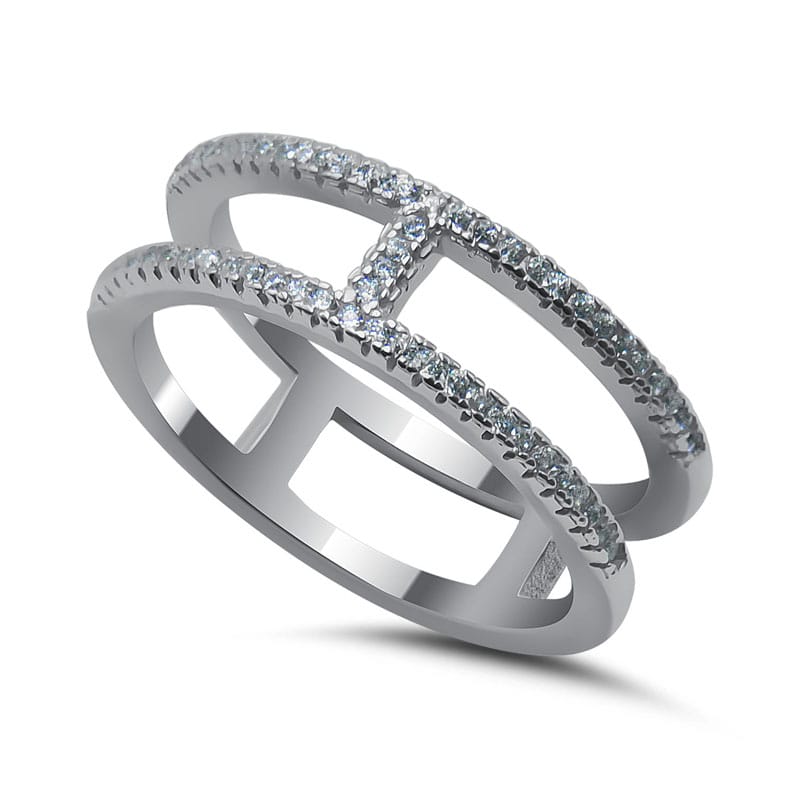 Серебряное кольцо 01202350A