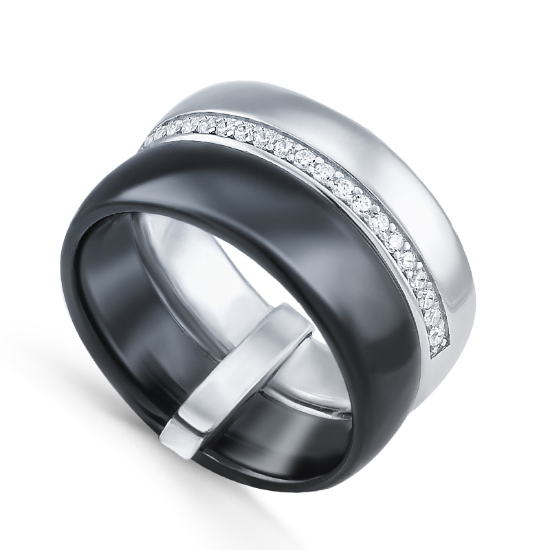 Серебряное кольцо, 01SR2077B-130