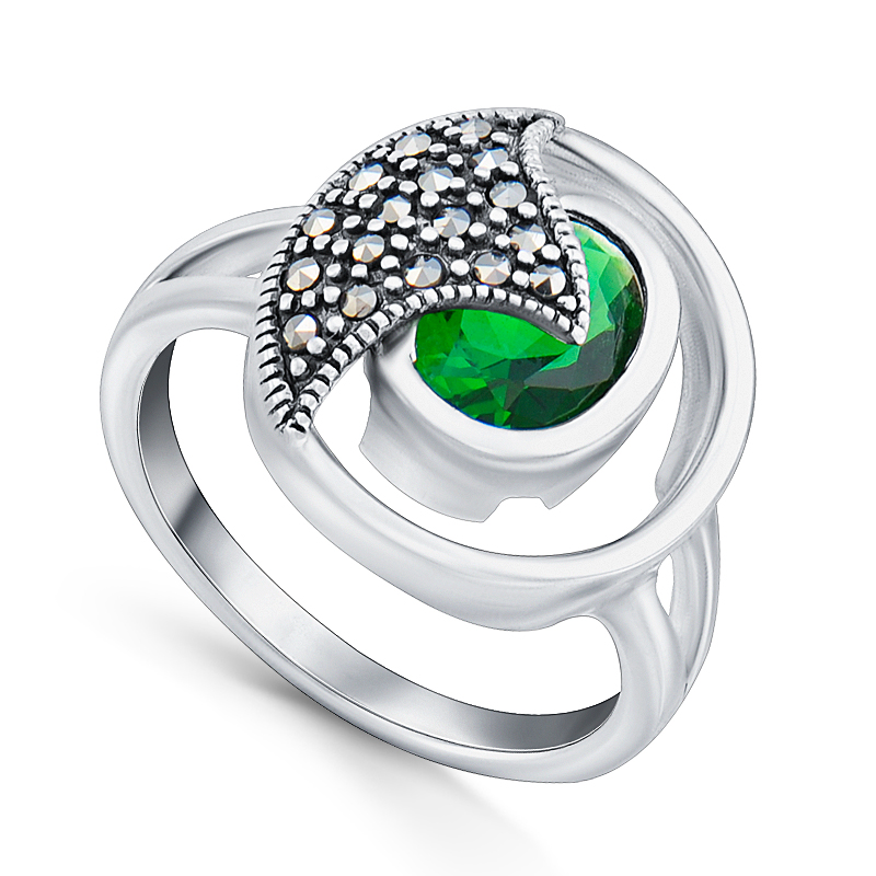 Серебряное кольцо 210016-297E-39