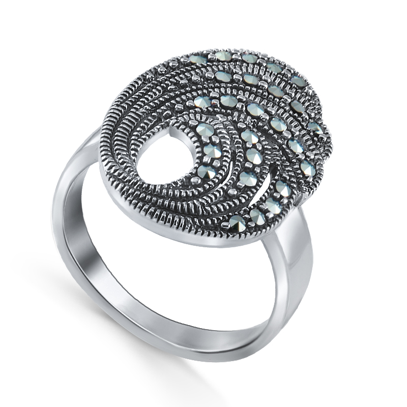 Серебряное кольцо<br> 210878-39