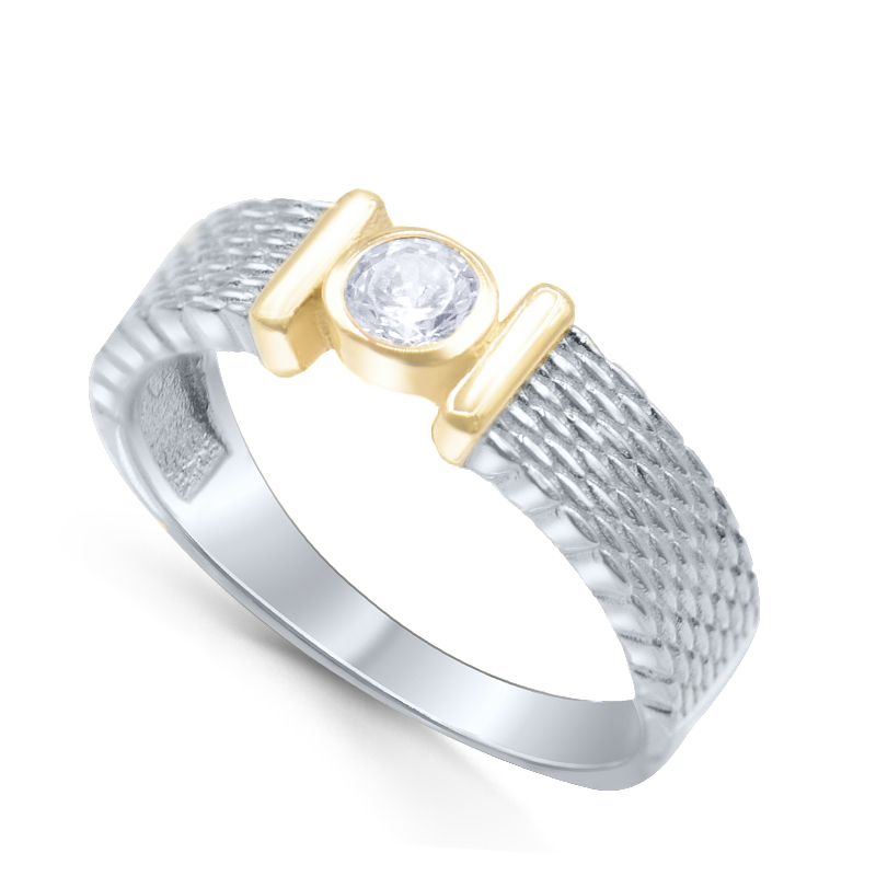 Серебряное кольцо 21B14766MIX-127