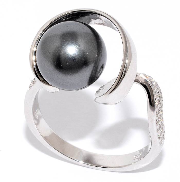 Серебряное кольцо 21R2151CDGR-617-133