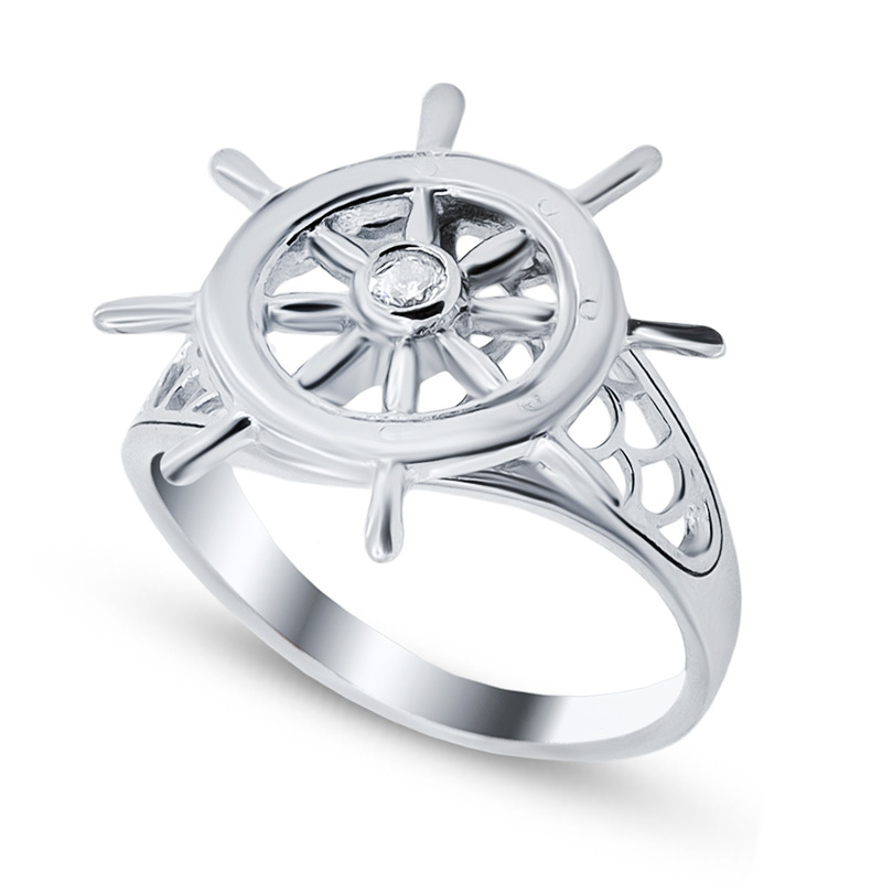 Серебряное кольцо, 21WBV2-113