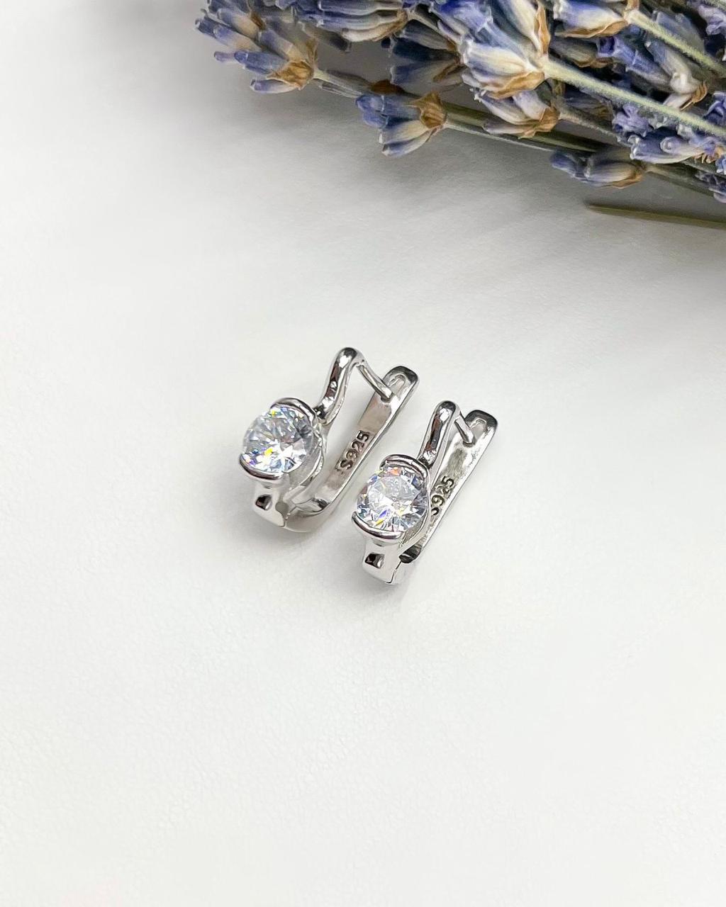 Серебряные серьги 22SET12590A-113