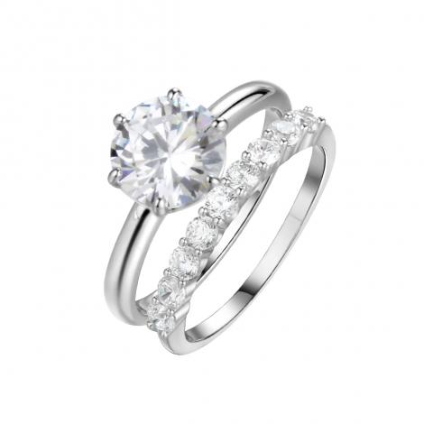 Кольцо, вставка: куб.цирконий, арт.:0120901112a, SilverWings, рис. 1