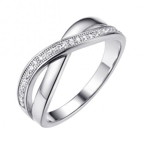Кольцо, вставка: куб.цирконий, арт.:0120911185a, SilverWings, рис. 1