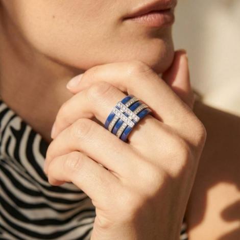 Кольцо, вставка: керамика, куб.цирконий, арт.:0120911248ccf, SilverWings, рис. 3