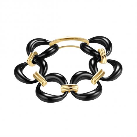 Кольцо, вставка: керамика, арт.:0120911307gp-b, SilverWings, рис. 1