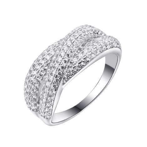 Кольцо, вставка: куб.цирконий, арт.:0120911448a, SilverWings, рис. 1