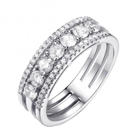 Кольцо, вставка: куб.цирконий, арт.:0120911792a, SilverWings, рис. 1
