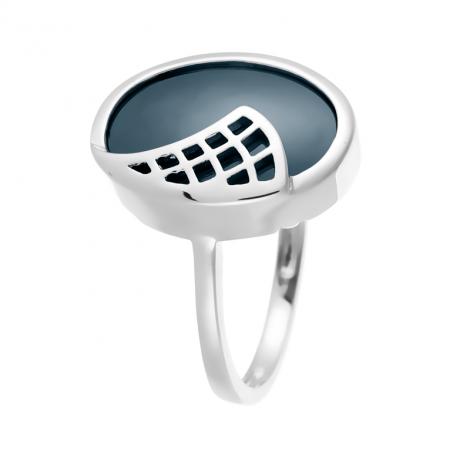 Кольцо, вставка: керамика, арт.:0120912220c, SilverWings, рис. 1