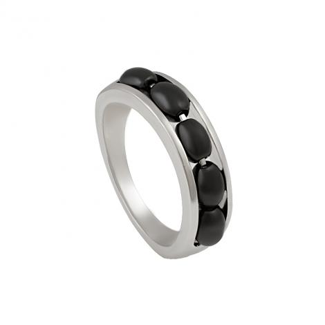 Кольцо, вставка: керамика, арт.:0120912368b, SilverWings, рис. 1