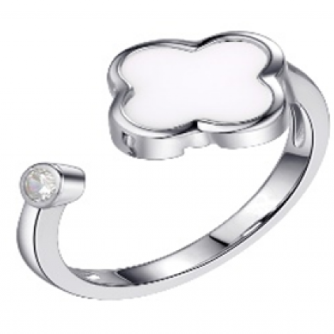 Кольцо, вставка: керамика, куб.цирконий, арт.:0120912941, SilverWings, рис. 1