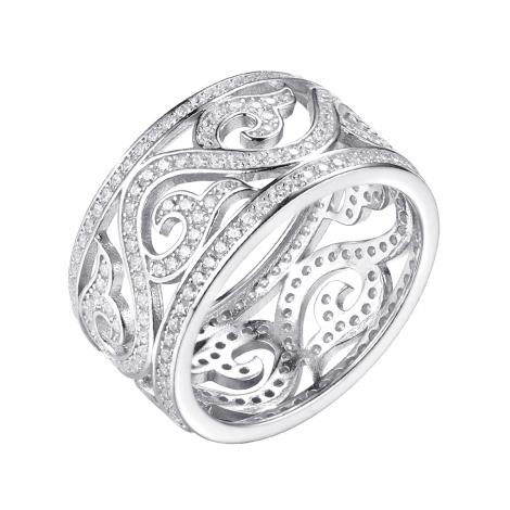 Кольцо, вставка: куб.цирконий, арт.:0120913044a, SilverWings, рис. 1