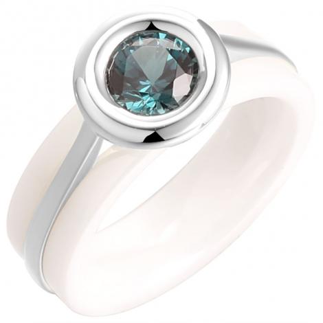 Кольцо, вставка: шпинель синт., керамика, арт.:0120913487263a-aqm, SilverWings, рис. 1