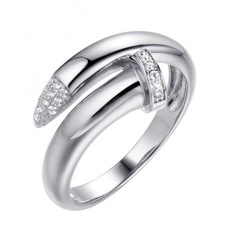 Кольцо, вставка: куб.цирконий, арт.:0120913789a, SilverWings, рис. 1