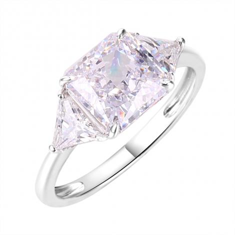 Кольцо, вставка: ситалл, куб.цирконий, арт.:0120916835a, SilverWings, рис. 1