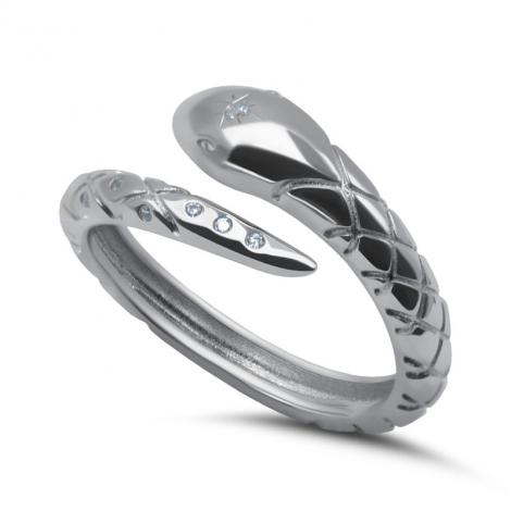 Серебряное кольцо, вставка: куб.цирконий, арт.:012231224a, SilverWings, рис. 1