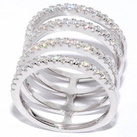 Кольцо, вставка: куб.цирконий, арт.:01r23662-146, SilverWings, рис. 1