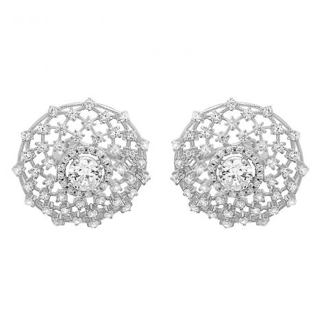 Серьги, вставка: куб.цирконий, арт.:0220901744a, SilverWings, рис. 1