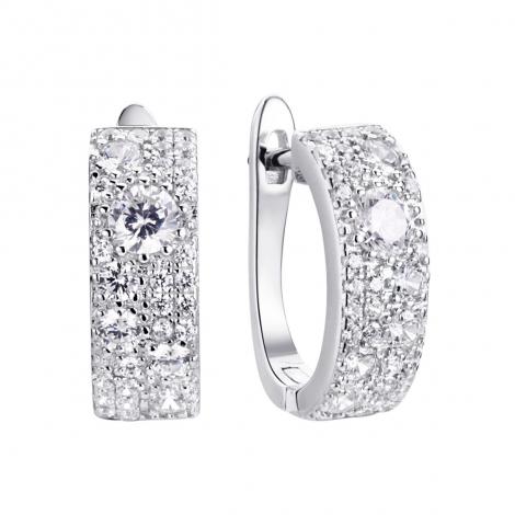 Серьги, вставка: куб.цирконий, арт.:0220911435a, SilverWings, рис. 1
