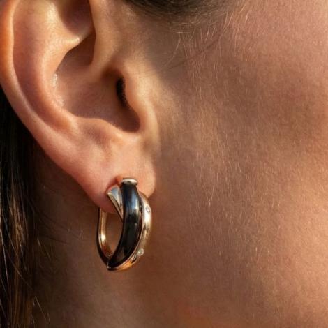 Серьги, вставка: керамика, куб.цирконий, арт.:0220911794pgp-p, SilverWings, рис. 2