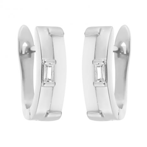 Серьги, вставка: керамика, куб.цирконий, арт.:0220912232a, SilverWings, рис. 1