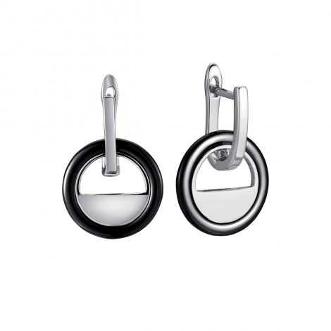 Серьги, вставка: керамика, арт.:0220912674b, SilverWings, рис. 1
