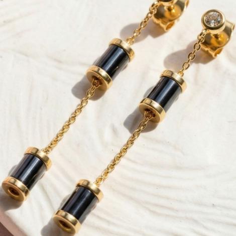 Серьги, вставка: керамика, куб.цирконий, арт.:0220912750gp-b, SilverWings, рис. 3