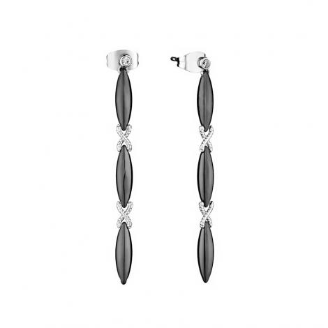 Серьги, вставка: керамика, куб.цирконий, арт.:0220912937ab, SilverWings, рис. 1