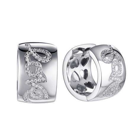 Серьги, вставка: куб.цирконий, арт.:0220913099a, SilverWings, рис. 1