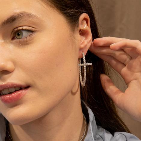 Серьги, вставка: куб.цирконий, арт.:0220914676a, SilverWings, рис. 3