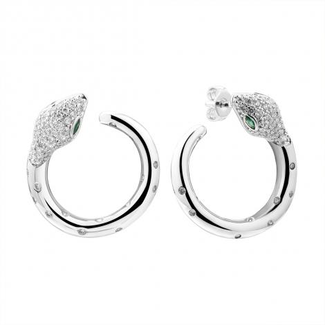 Серьги, вставка: куб.цирконий, шпинель синт., арт.:0220915059a-e, SilverWings, рис. 1