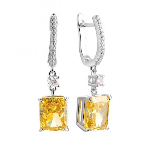 Серьги, вставка: куб.цирконий, арт.:0220915413u-1, SilverWings, рис. 1