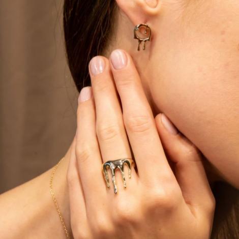 Серьги, вставка: куб.цирконий, арт.:0220916710gp, SilverWings, рис. 2