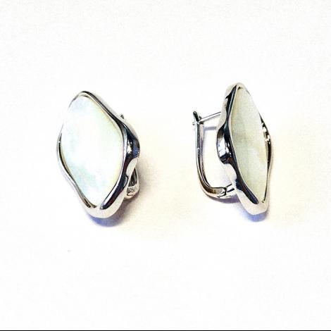 Серьги, вставка: перламутр, арт.:022211305a, SilverWings, рис. 1