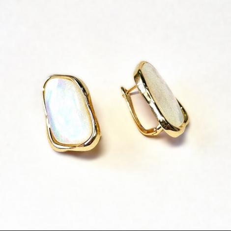 Серьги, вставка: перламутр, арт.:022211305gp, SilverWings, рис. 1