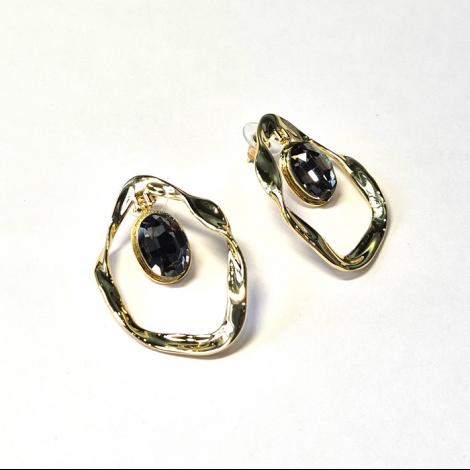 Серьги, вставка: куб.цирконий, арт.:022211306gp-t, SilverWings, рис. 1