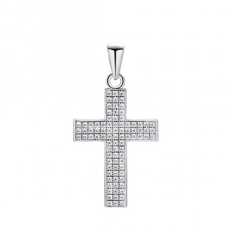 Подвеска, вставка: куб.цирконий, арт.:0320911138a, SilverWings, рис. 1