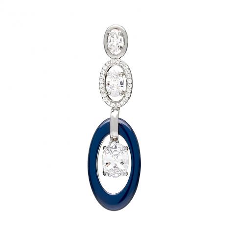 Подвеска, вставка: керамика, куб.цирконий, ситалл, арт.:0320911170c, SilverWings, рис. 1