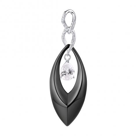 Подвеска, вставка: керамика, куб.цирконий, арт.:0320911985ab, SilverWings, рис. 1