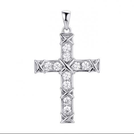 Подвеска, вставка: куб.цирконий, арт.:0320912383a, SilverWings, рис. 1