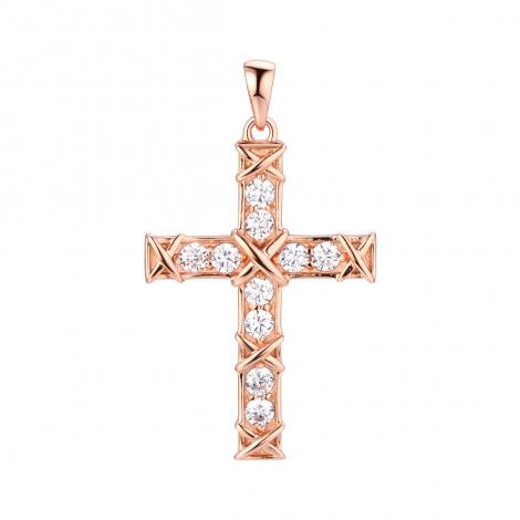 Подвеска, вставка: куб.цирконий, арт.:0320912383gp, SilverWings, рис. 1