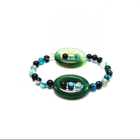 Браслет, вставка: агат, арт.:041361283, SilverWings, рис. 1