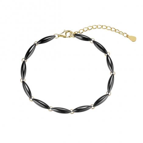 Браслет, вставка: керамика, арт.:0420912872gp-b, SilverWings, рис. 1