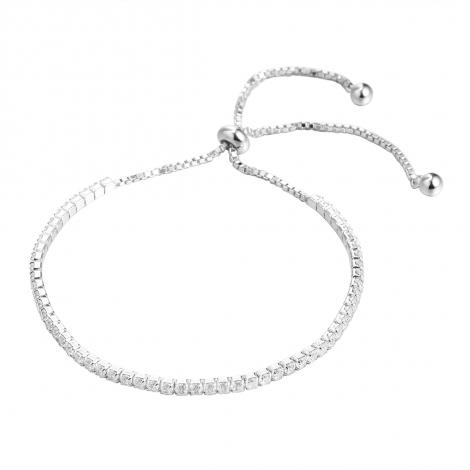 Браслет, вставка: куб.цирконий, арт.:0420915740a, SilverWings, рис. 1