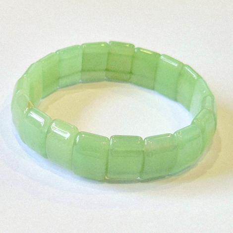 Браслет, вставка: нефрит, арт.:042121191e, SilverWings, рис. 1