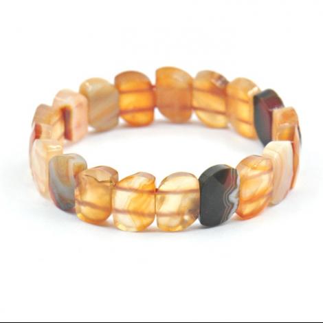 Браслет, вставка: сердолик, арт.:042121196mix1, SilverWings, рис. 1